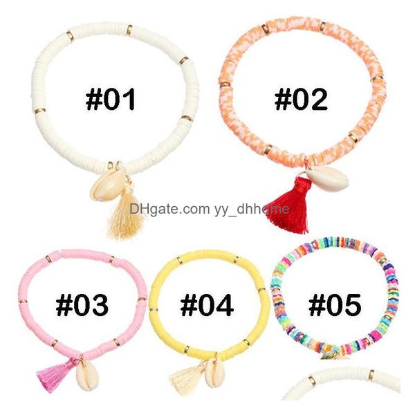 charm bracelets 5 color bohemian shell bracelet national style tassel colorf soft y charm ring wristlet for lady girls party favor d dhsap, Golden;silver
charm bracelets 5 color bohemian shell bracelet national style tassel colorf soft y charm ring wristlet for lady girls party favor d dhsap, Golden;silver