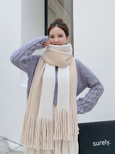 scarves knitted hijab for woman winter scarf tassel warm thick blanket shawl stoles foulard femme ladies mujer cachecol feminino inverno 221, Blue;gray
scarves knitted hijab for woman winter scarf tassel warm thick blanket shawl stoles foulard femme ladies mujer cachecol feminino inverno 221, Blue;gray