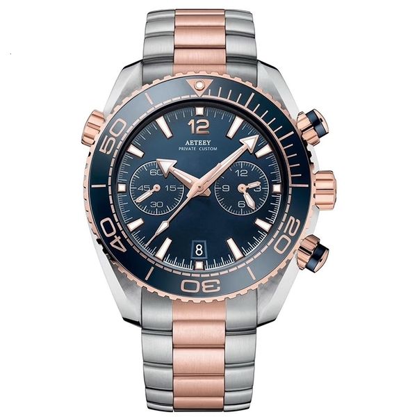 wristwatches men sport watch sapphire glass stainless steel rose gold blue leather quartz chronograph ceramic 221128, Slivery;brown
wristwatches men sport watch sapphire glass stainless steel rose gold blue leather quartz chronograph ceramic 221128, Slivery;brown