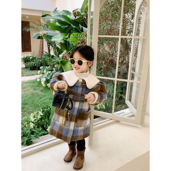 coat winter girls fashion long plaid coat baby kids children thick warm jacket outerwear 221128, Blue;gray
coat winter girls fashion long plaid coat baby kids children thick warm jacket outerwear 221128, Blue;gray