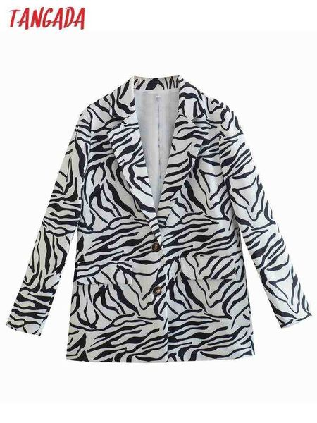 suit tangada women zebra blazer coat vintage notched collar pocket 2022 fashion, White;black
suit tangada women zebra blazer coat vintage notched collar pocket 2022 fashion, White;black