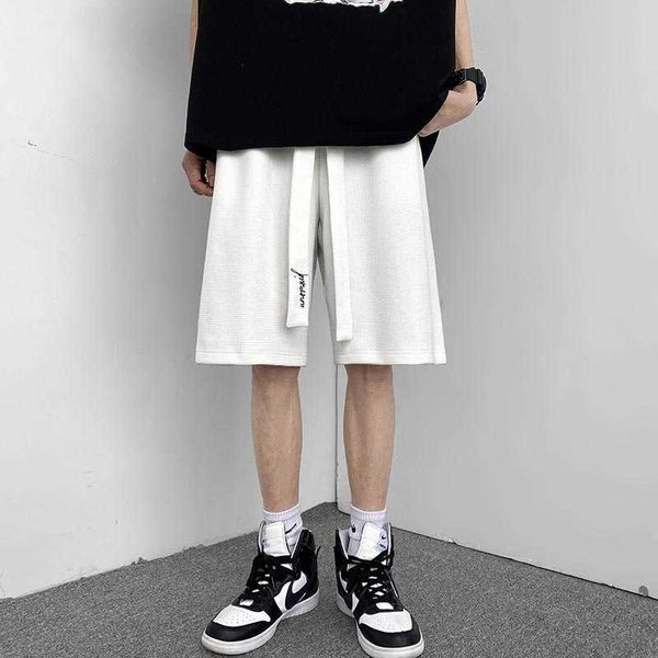 men's shorts summer drawstring fashion green black white casual s streetwear loose hip hop wide leg m-2xl t221129, White;black
men's shorts summer drawstring fashion green black white casual s streetwear loose hip hop wide leg m-2xl t221129, White;black