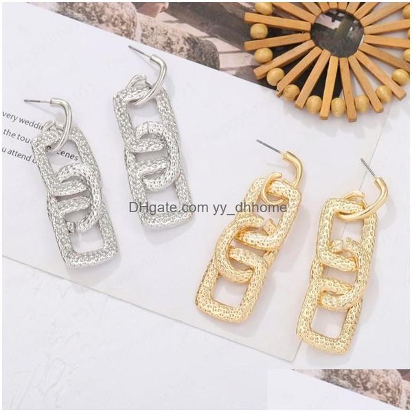 dangle chandelier trendy geometric link chain pendant dangle earring for women charm gold color metal earrings accessories drop de dhk72, Silver
dangle chandelier trendy geometric link chain pendant dangle earring for women charm gold color metal earrings accessories drop de dhk72, Silver