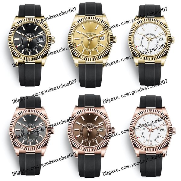 6 model highquality watch 2813 sports automatic machine 326235 wristwatch 42mm black dial 18k rose gold rubber strap white black chocolate g, Slivery;brown
6 model highquality watch 2813 sports automatic machine 326235 wristwatch 42mm black dial 18k rose gold rubber strap white black chocolate g, Slivery;brown