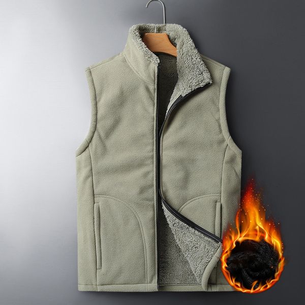 men's vests ' sleeveless jackets winter fashion male cotton-padded fleece thick warm waistcoats clothing 221129, Black;white
men's vests ' sleeveless jackets winter fashion male cotton-padded fleece thick warm waistcoats clothing 221129, Black;white