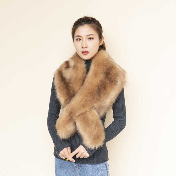2022 imitation fox fur shawl fur collar fur scarf winter warm plush scarf, Blue;gray
2022 imitation fox fur shawl fur collar fur scarf winter warm plush scarf, Blue;gray