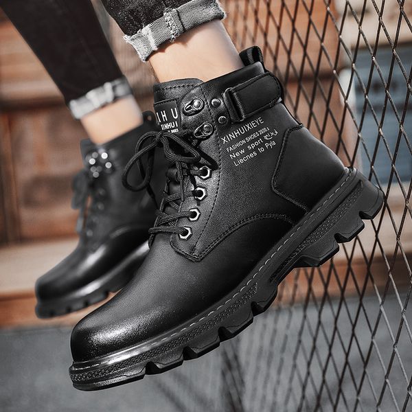 boots outdoor snow boots highwaterproof pu leather midtube thickened warm cotton shoes fashion lowheeled short boots winter 221129, Black
boots outdoor snow boots highwaterproof pu leather midtube thickened warm cotton shoes fashion lowheeled short boots winter 221129, Black