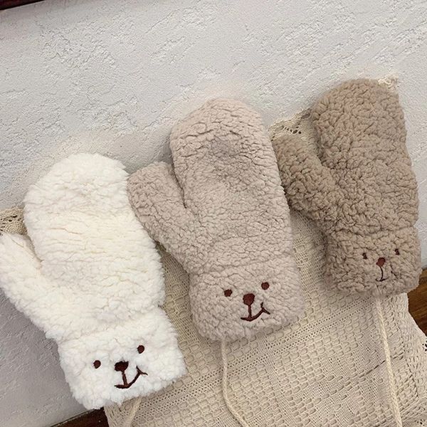 embroidery soft plush gloves women winter warm thicken fingerless mittens students outdoor warmer gift hanging neck hand guards, Blue;gray
embroidery soft plush gloves women winter warm thicken fingerless mittens students outdoor warmer gift hanging neck hand guards, Blue;gray