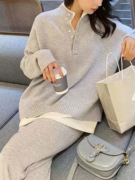 women's two piece pants autumn winter women's tracksuit casual knitted elegant shirts wide leg trousers two pieces set femme fashi, White
women's two piece pants autumn winter women's tracksuit casual knitted elegant shirts wide leg trousers two pieces set femme fashi, White