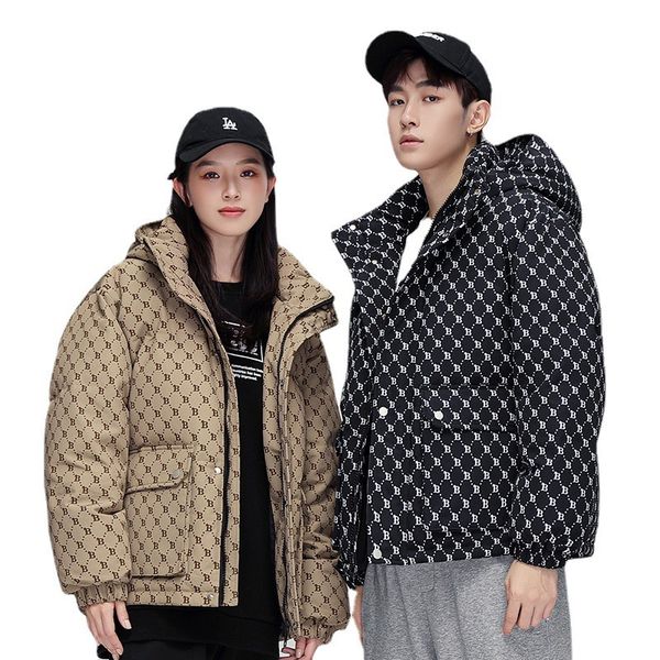 women s down parkas couple s jacket men s and winter fashion trendy brand thickened hooded short 221128, Black
women s down parkas couple s jacket men s and winter fashion trendy brand thickened hooded short 221128, Black