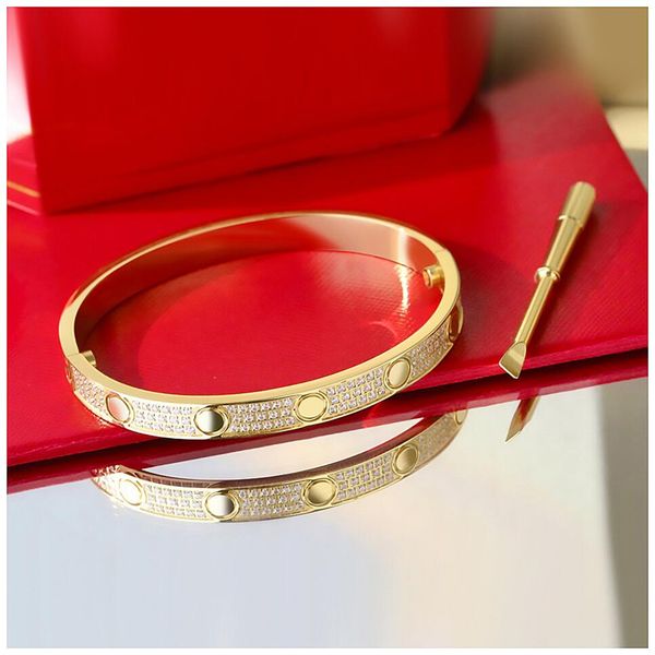 love bracelets carti bracelet ice out screw bangle cool braclets for men permanent armband gold plated bangles love braclet pulsera dia de l, Black
love bracelets carti bracelet ice out screw bangle cool braclets for men permanent armband gold plated bangles love braclet pulsera dia de l, Black