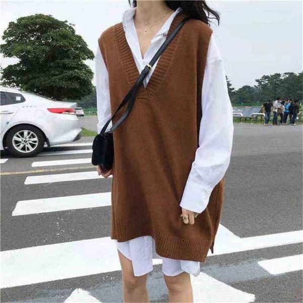 women's sweaters 2022 winter woman casual oversize straight sleeveless sweater dress female thick knitted long dress ladies knitted ves, White;black
women's sweaters 2022 winter woman casual oversize straight sleeveless sweater dress female thick knitted long dress ladies knitted ves, White;black