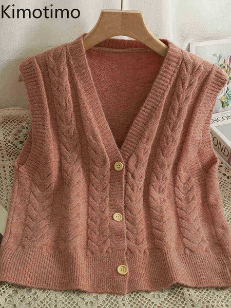 women's sweaters kimotimo twist knitted vest women 2022 autumn solid sleeveless v neck sweater korean chic outfit single breasted j220, White;black
women's sweaters kimotimo twist knitted vest women 2022 autumn solid sleeveless v neck sweater korean chic outfit single breasted j220, White;black