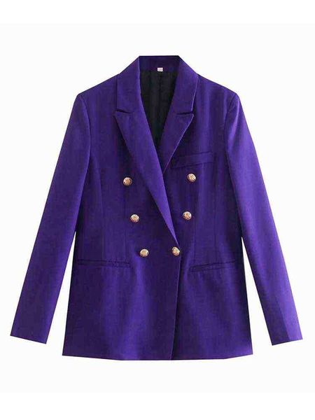 suit tangada women 2022 fashion purple blazer jacket vintage double breasted lo, White;black
suit tangada women 2022 fashion purple blazer jacket vintage double breasted lo, White;black