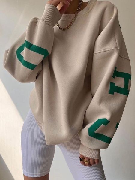 womens hoodies sweatshirts sweatshirt women clothing letter print loose long sleeve o neck thicken fashion casual autumn winter pullover 221, Black
womens hoodies sweatshirts sweatshirt women clothing letter print loose long sleeve o neck thicken fashion casual autumn winter pullover 221, Black