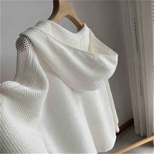 women's sweaters fashion cause hollowout hooded sweater jacket causal long sleeves oversized knitted 2021 spring new sweater jumper zy, White;black
women's sweaters fashion cause hollowout hooded sweater jacket causal long sleeves oversized knitted 2021 spring new sweater jumper zy, White;black