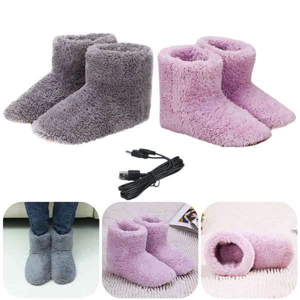 electrically heated shoes 1pair winter for women men washable comfortable plush usb foot warmer warm snow boot 221128, Black;yellow
electrically heated shoes 1pair winter for women men washable comfortable plush usb foot warmer warm snow boot 221128, Black;yellow