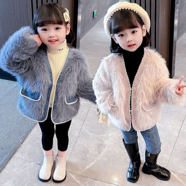 coat fashion baby winter warm fur coats for girls long sleeve solid warm jackets for faux fur party kids fur outwear clothing e515 221128, Blue;gray
coat fashion baby winter warm fur coats for girls long sleeve solid warm jackets for faux fur party kids fur outwear clothing e515 221128, Blue;gray