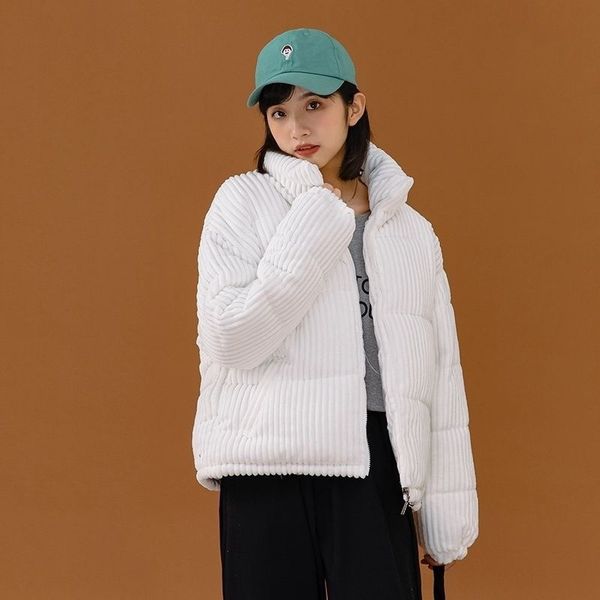 women's down parkas women's winter corduroy cotton jacket fashion short style korean version loose solid color warm overcome jacke, Black
women's down parkas women's winter corduroy cotton jacket fashion short style korean version loose solid color warm overcome jacke, Black