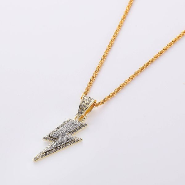 diamond lightning pendant necklace wholesales cuban link hip hop chic personality necklace for both men and women, Silver
diamond lightning pendant necklace wholesales cuban link hip hop chic personality necklace for both men and women, Silver
