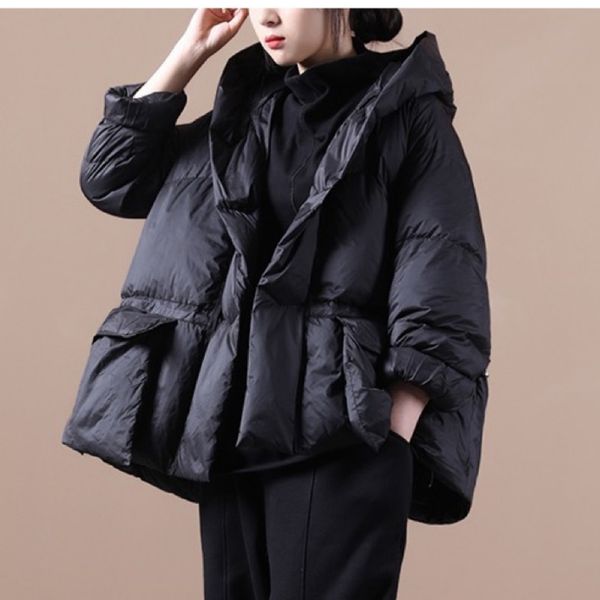 women s down parkas winter women s hooded solid color jacket casual loose pocket drawstring short duck down women coats 4 colors 221128, Black
women s down parkas winter women s hooded solid color jacket casual loose pocket drawstring short duck down women coats 4 colors 221128, Black