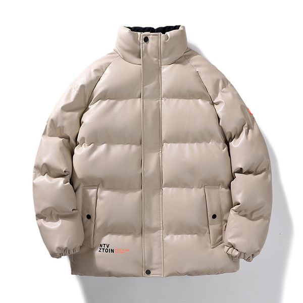 men's down parkas classic solid color winter warm thicken coat glossy leather parkas windproof warm bubble jacket comfortable puffer ja, Black
men's down parkas classic solid color winter warm thicken coat glossy leather parkas windproof warm bubble jacket comfortable puffer ja, Black