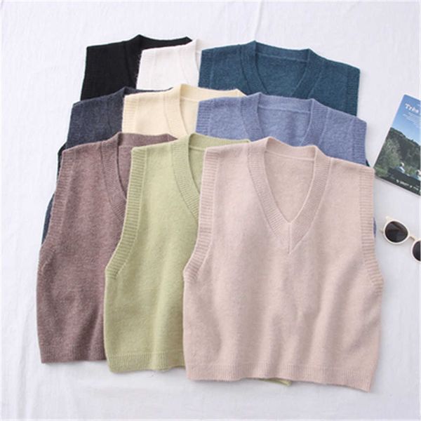 women's sweaters 2020 women korean knitted vest v neck sleeveless elastic sweaters vest autumn winter fashion casual loose sweater tank, White;black
women's sweaters 2020 women korean knitted vest v neck sleeveless elastic sweaters vest autumn winter fashion casual loose sweater tank, White;black