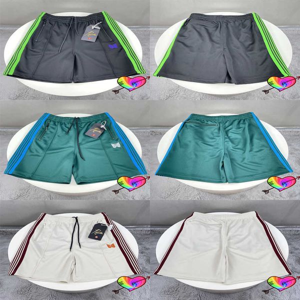 men's shorts blend color needles shorts 2022 men women high street 1 1 nylon needles mesh shorts leg butterfly awge track breeches t221, White;black
men's shorts blend color needles shorts 2022 men women high street 1 1 nylon needles mesh shorts leg butterfly awge track breeches t221, White;black