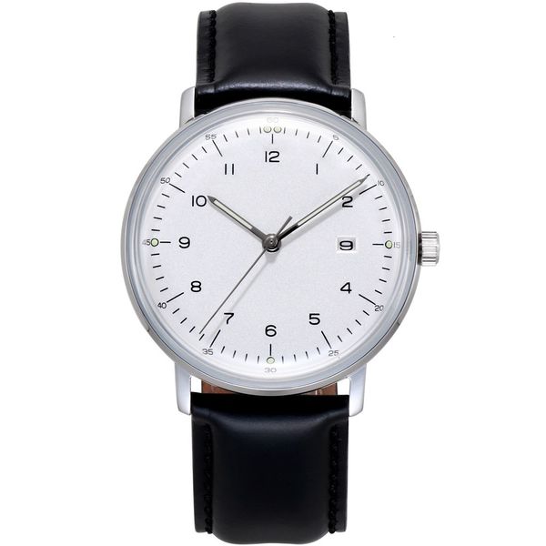 wristwatches men s watch bauhaus style quartz minimalist dial 221128, Slivery;brown
wristwatches men s watch bauhaus style quartz minimalist dial 221128, Slivery;brown