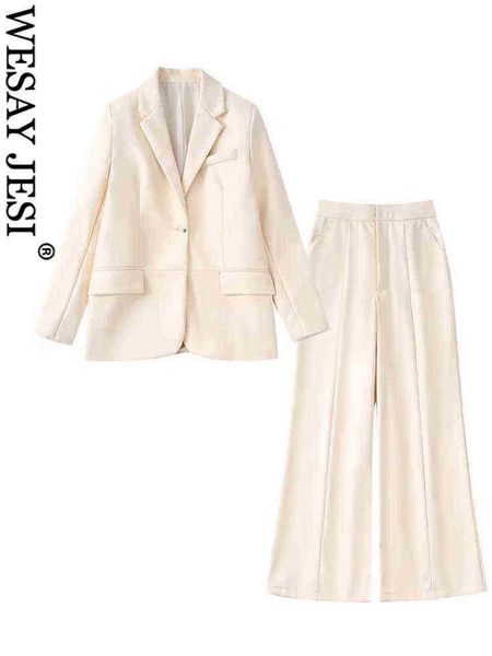 suit wesay jesi office commuter women set blazer jacket solid beige single butt, White;black
suit wesay jesi office commuter women set blazer jacket solid beige single butt, White;black