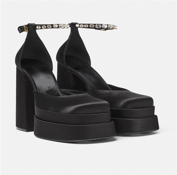 women039s new fashion sandals waterproof platform square head silk super high heel 14cm single shoes size 3444black1515582, Black
women039s new fashion sandals waterproof platform square head silk super high heel 14cm single shoes size 3444black1515582, Black