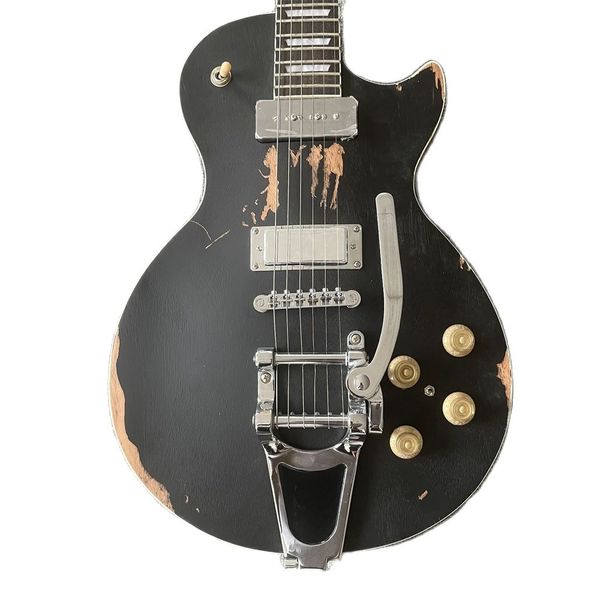 lvyelectric guitar do old style black lp custom with silver accessories silver rocker is very good-looking guitarra
lvyelectric guitar do old style black lp custom with silver accessories silver rocker is very good-looking guitarra