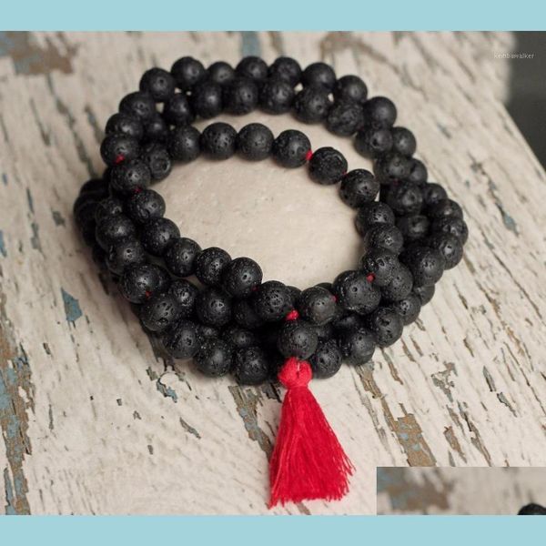 pendant necklaces 108 mala bead natural 6mm lava stone buddha necklace spiritual jewelry long tassel black knotted drop deli dhgarden dhnye, Silver
pendant necklaces 108 mala bead natural 6mm lava stone buddha necklace spiritual jewelry long tassel black knotted drop deli dhgarden dhnye, Silver
