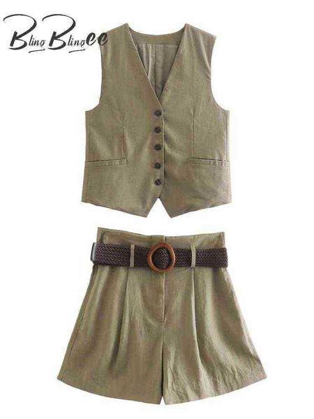 blingblingee summer 2022 women linen suits traf elegant chic sleeveless blazer vest suits belted shorts female 2 piece sets j220813, White;black
blingblingee summer 2022 women linen suits traf elegant chic sleeveless blazer vest suits belted shorts female 2 piece sets j220813, White;black