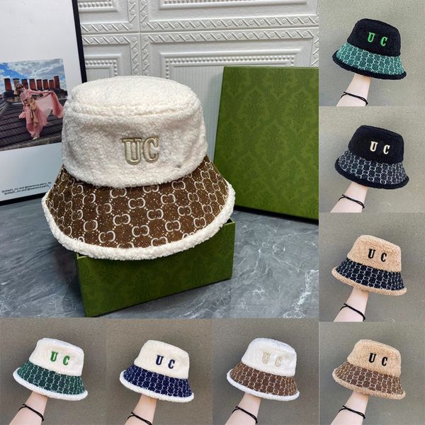 bucket hats designer fisherman hat women lamb wide brim hats autumn and winter embroidered letter beanies seven colors, Blue;gray
bucket hats designer fisherman hat women lamb wide brim hats autumn and winter embroidered letter beanies seven colors, Blue;gray