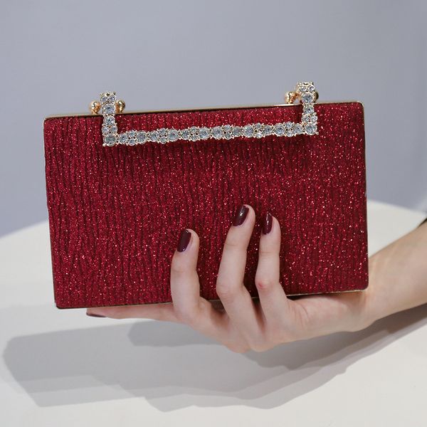 evening bags retro luxury synthetic leather square women's handbag party clutches simple metal chain shoulder bag femme purses banquet
evening bags retro luxury synthetic leather square women's handbag party clutches simple metal chain shoulder bag femme purses banquet