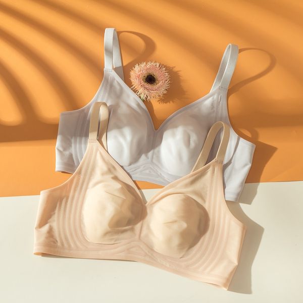 Rabbit ear crystal cup no trace small chest gathered underwear women's summer ultra-thin underwired bra comfortable breathable bra, Gray
Rabbit ear crystal cup no trace small chest gathered underwear women's summer ultra-thin underwired bra comfortable breathable bra, Gray