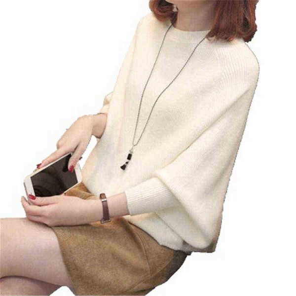 women's sweaters 2019 batwing sleeve loose autumn women sweater white knit fashion female pull new collection sweaters and sweaters pz2, White;black
women's sweaters 2019 batwing sleeve loose autumn women sweater white knit fashion female pull new collection sweaters and sweaters pz2, White;black