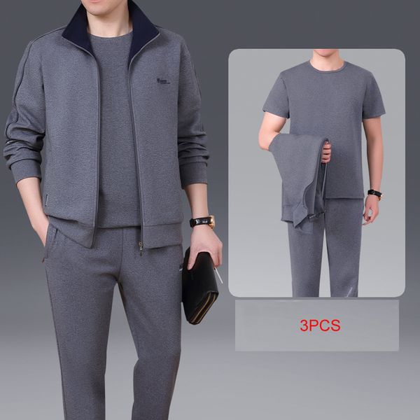 men's tracksuits men 3 pieces sportwear suit fitness comfortable jacket t shirt pants men good quality sporting sets l5xl gym brand clo, Gray
men's tracksuits men 3 pieces sportwear suit fitness comfortable jacket t shirt pants men good quality sporting sets l5xl gym brand clo, Gray
