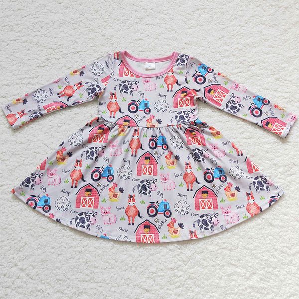 rts wholesale baby girls dress long sleeve farm print kids sibling pajamas fashion toddler girls dresses milk silk boutique children clothin, Red;yellow
rts wholesale baby girls dress long sleeve farm print kids sibling pajamas fashion toddler girls dresses milk silk boutique children clothin, Red;yellow