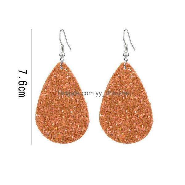 dangle chandelier 13 colors classic sequin glitter pu leather dangle earrings for women personalized star teardrop jewelry stateme dhigy, Silver 
dangle chandelier 13 colors classic sequin glitter pu leather dangle earrings for women personalized star teardrop jewelry stateme dhigy, Silver