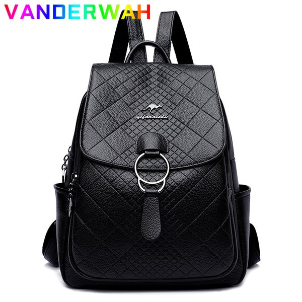 school bags fashion backpack for women leather rucksack large capacity travel diamond lattice female bag mochila 221129
school bags fashion backpack for women leather rucksack large capacity travel diamond lattice female bag mochila 221129