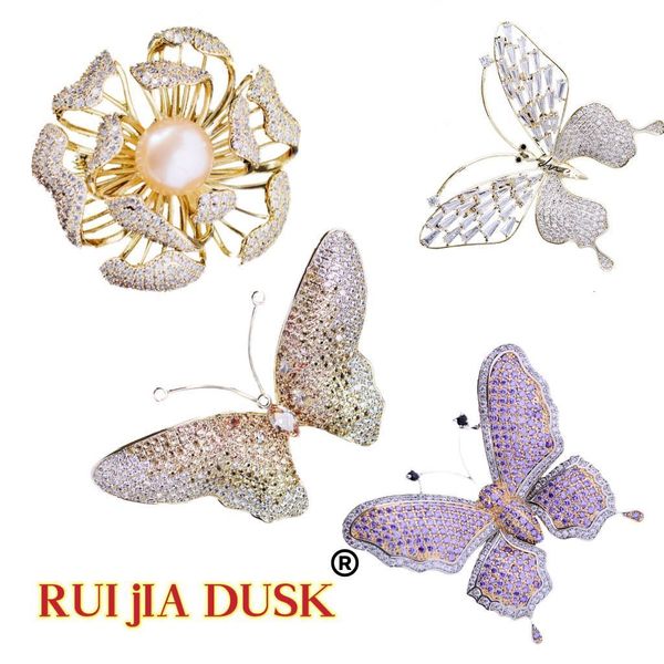 pins brooches rui jia dusk micro pav zirconium butterfly brooch elegant atmosphere pin coat cardigan sweater dressladies high end accessorie, Gray
pins brooches rui jia dusk micro pav zirconium butterfly brooch elegant atmosphere pin coat cardigan sweater dressladies high end accessorie, Gray