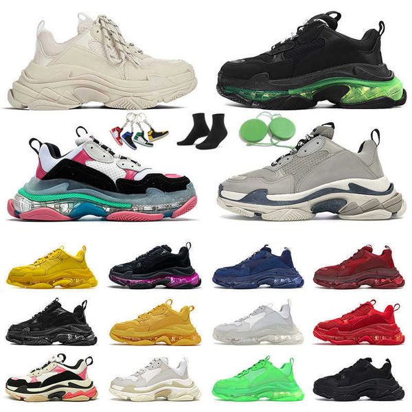 fashion crystal bottoms triple s shoes men women platform sneakers clear sole 17fw black all white luxurys designers vintage sports trainers
fashion crystal bottoms triple s shoes men women platform sneakers clear sole 17fw black all white luxurys designers vintage sports trainers