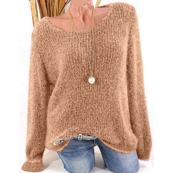 women's sweaters solid autumn winter plus size basic knitted sweater women loose sweater lady casual ohals slim jumper dropshipping j22, White;black
women's sweaters solid autumn winter plus size basic knitted sweater women loose sweater lady casual ohals slim jumper dropshipping j22, White;black