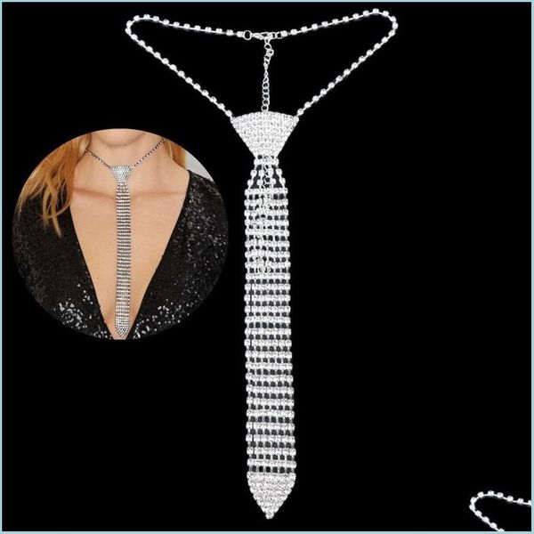 pendant necklaces elegant tie shaped necklace glitter rhinestone long bead chain torque women wedding prom party jewelry dro dhgarden dhxhr, Silver
pendant necklaces elegant tie shaped necklace glitter rhinestone long bead chain torque women wedding prom party jewelry dro dhgarden dhxhr, Silver