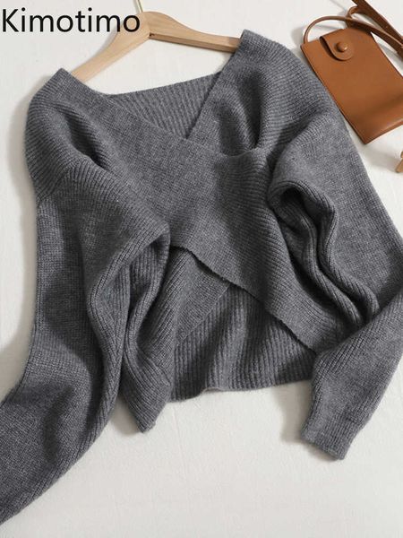 women's sweaters kimotimo off shoulder cross vhals sweater women autumn long sleeves sweater korean chic temperament solid short knitwe, White;black
women's sweaters kimotimo off shoulder cross vhals sweater women autumn long sleeves sweater korean chic temperament solid short knitwe, White;black