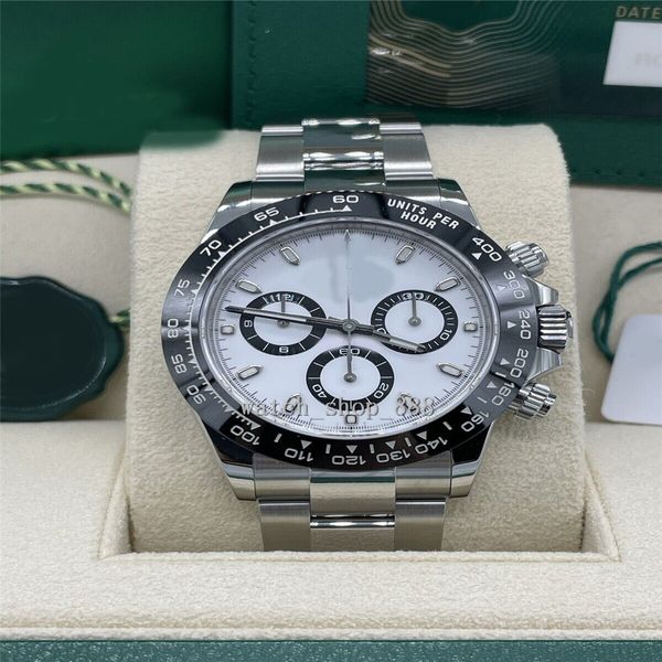 luxury wristwatch 40mm cosmograph watch panda dial 116500ln brand new men's automatic watch, Slivery;brown
luxury wristwatch 40mm cosmograph watch panda dial 116500ln brand new men's automatic watch, Slivery;brown