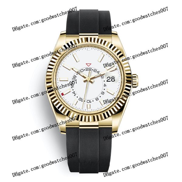 luxurious watch 2813 sports automatic machine 326238 watchs 42mm white dial 316l stainless steel black rubber strap sapphire glass men', Slivery;brown
luxurious watch 2813 sports automatic machine 326238 watchs 42mm white dial 316l stainless steel black rubber strap sapphire glass men', Slivery;brown