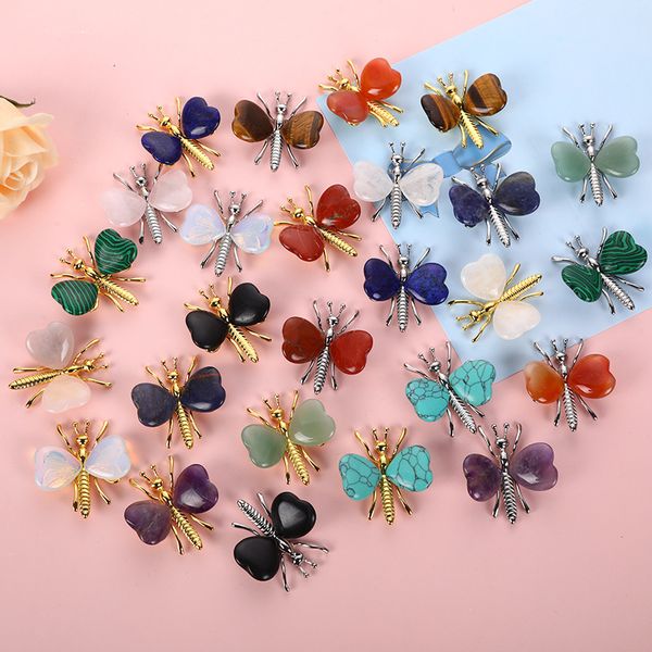 natural stone heart dragonfly ornaments love craft crystal minerals reiki healing rose quartz home decor jewelry making, Black
natural stone heart dragonfly ornaments love craft crystal minerals reiki healing rose quartz home decor jewelry making, Black